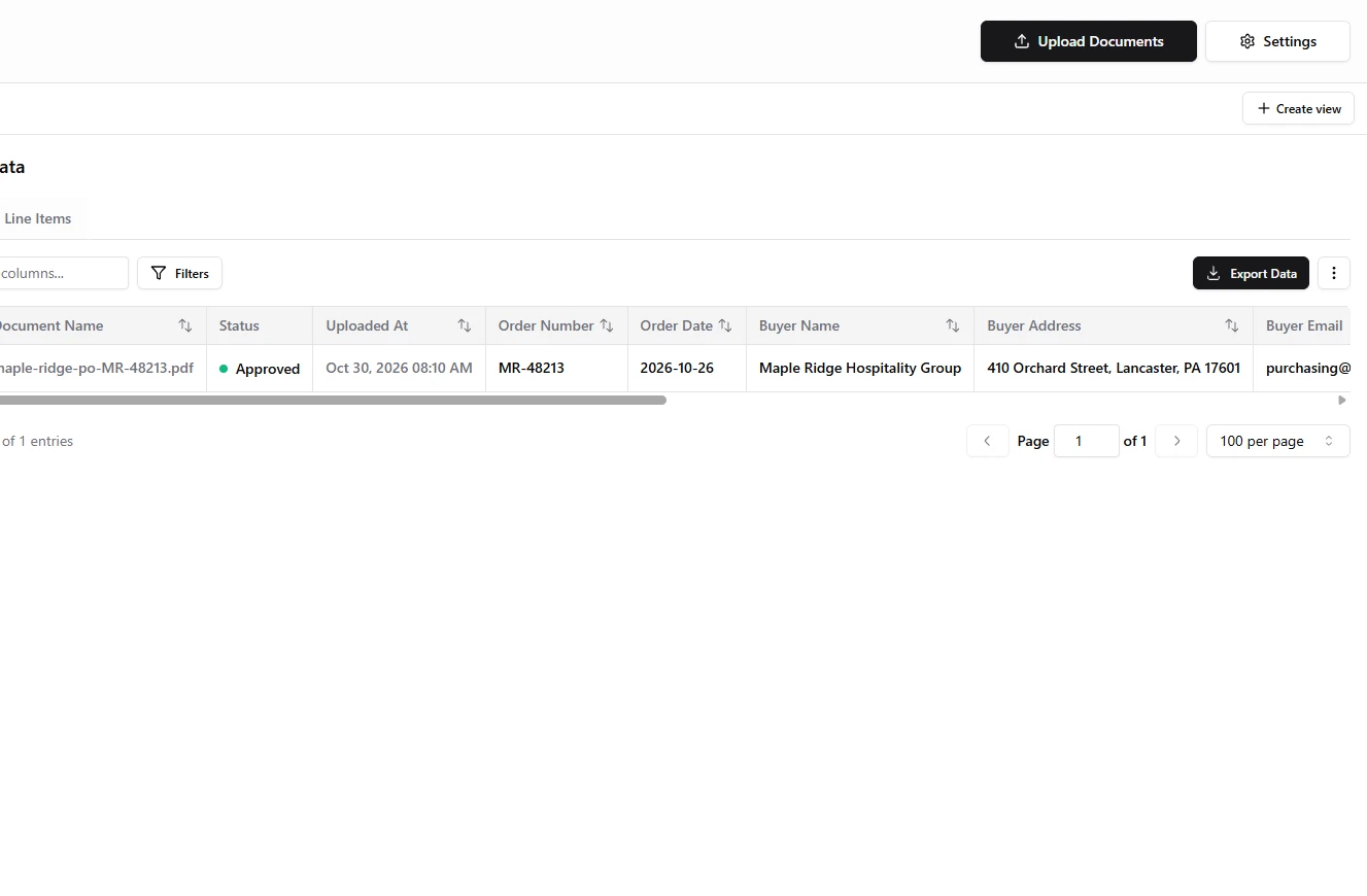 DigiParser: Turn Scanned Customer POs Into a Reviewed Sales Order File: screenshot 22 of 37 from the step-by-step module