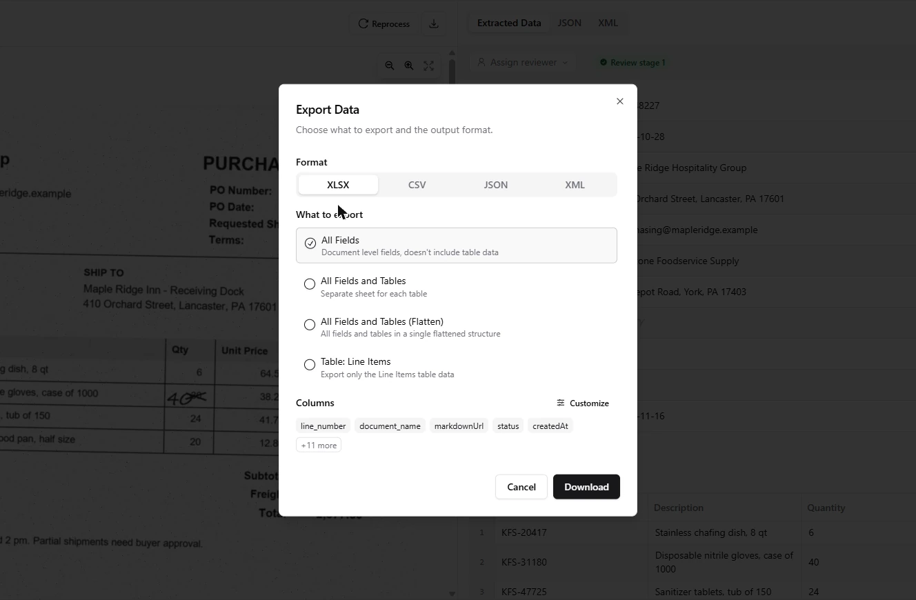 DigiParser: Turn Scanned Customer POs Into a Reviewed Sales Order File: screenshot 36 of 37 from the step-by-step module
