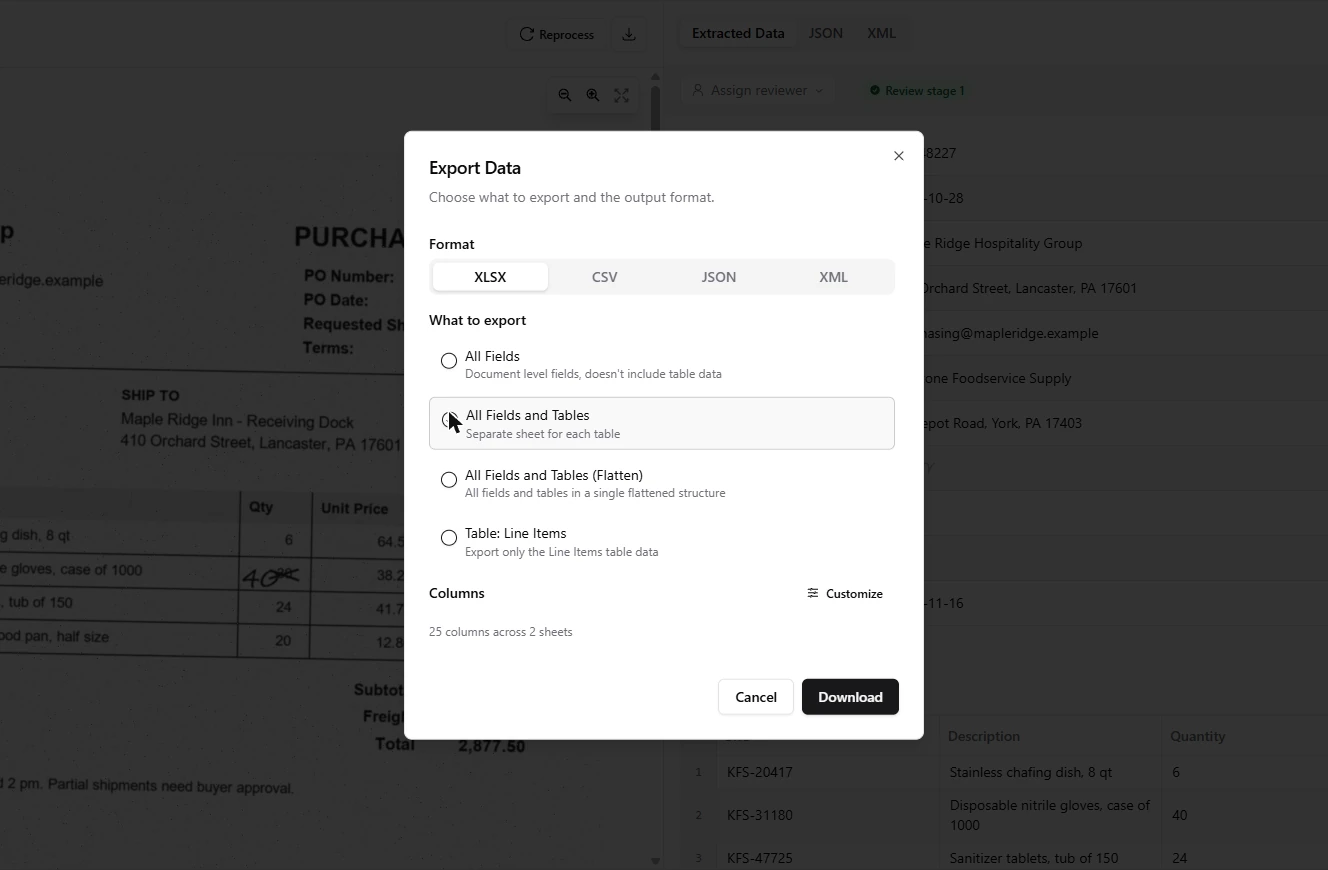 DigiParser: Turn Scanned Customer POs Into a Reviewed Sales Order File: screenshot 37 of 37 from the step-by-step module