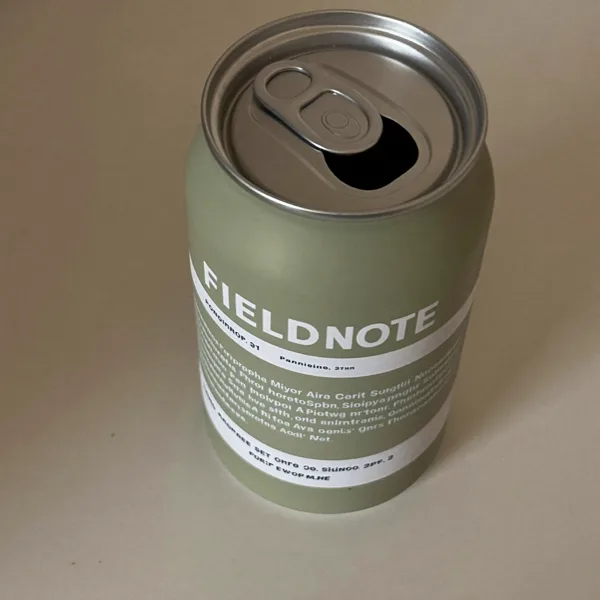 Soul 2 result, 0.12 credits: a close-up can with gibberish label text