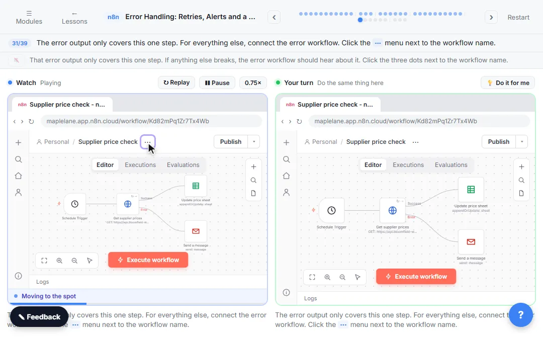 Running Fails n8n Error Handling: Retry On Fail, Error Workflow, Alerts