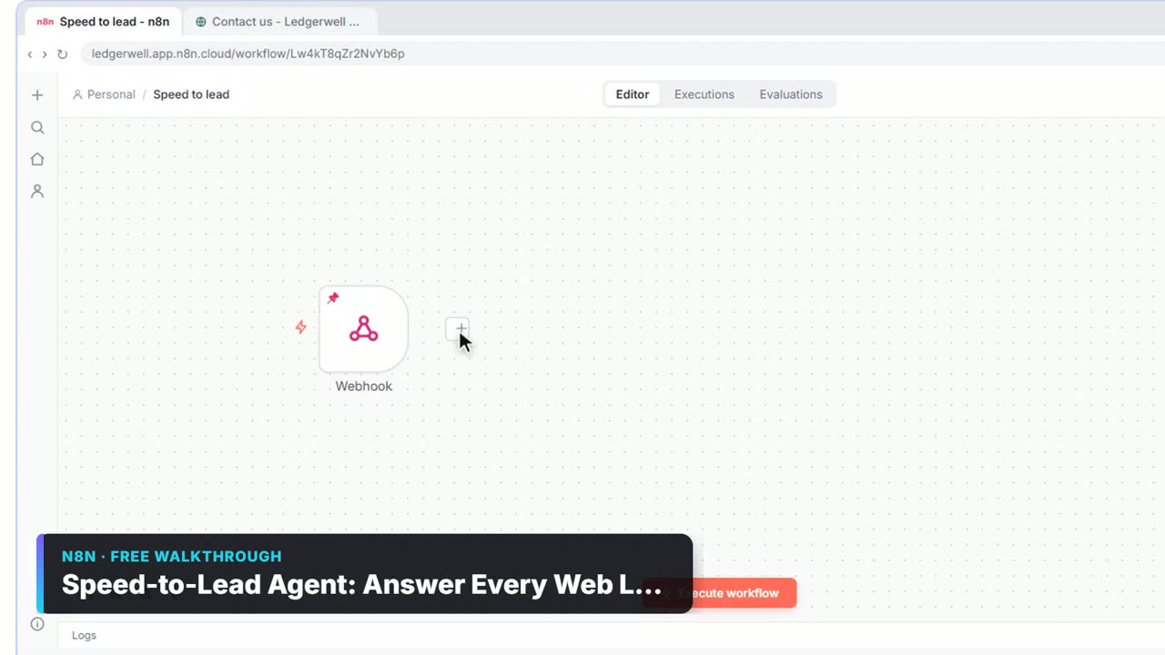 Speed-to-Lead Agent: Answer Every Web Lead in 60 Seconds: video walkthrough (video)