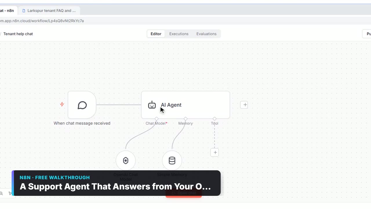 A Support Agent That Answers from Your Own Docs: video walkthrough (video)